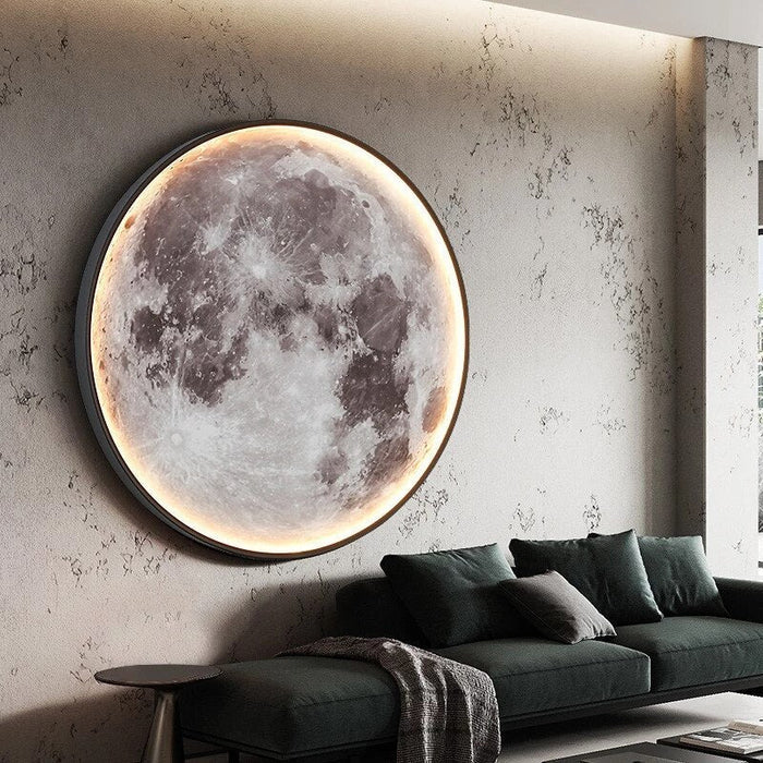 Dekorativ LED-lampe i måneform