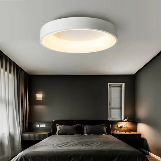 Moderne rund LED-loftlampe