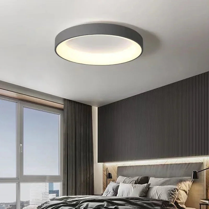Moderne rund LED-loftlampe