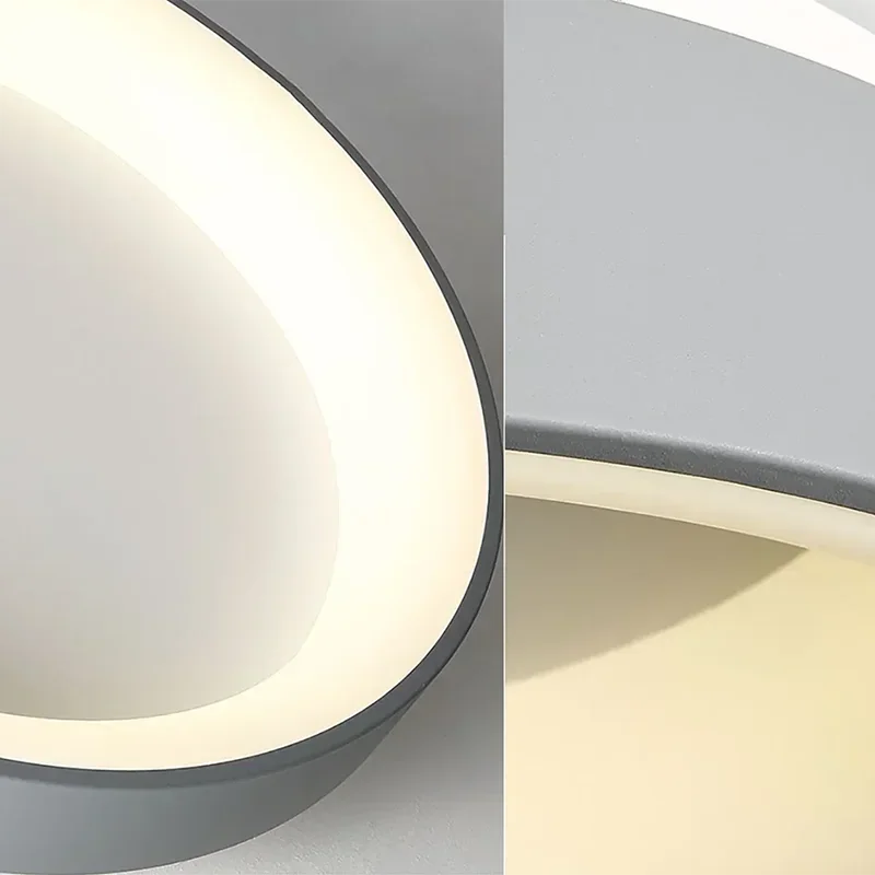 Moderne rund LED-loftlampe