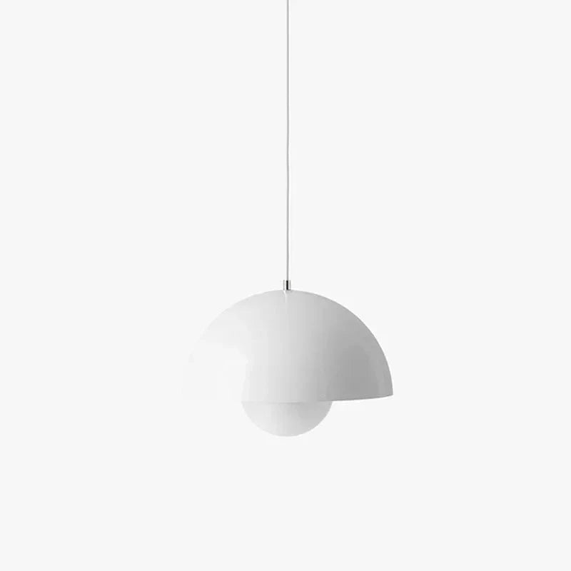 LED-pendellampe med halvkugleform