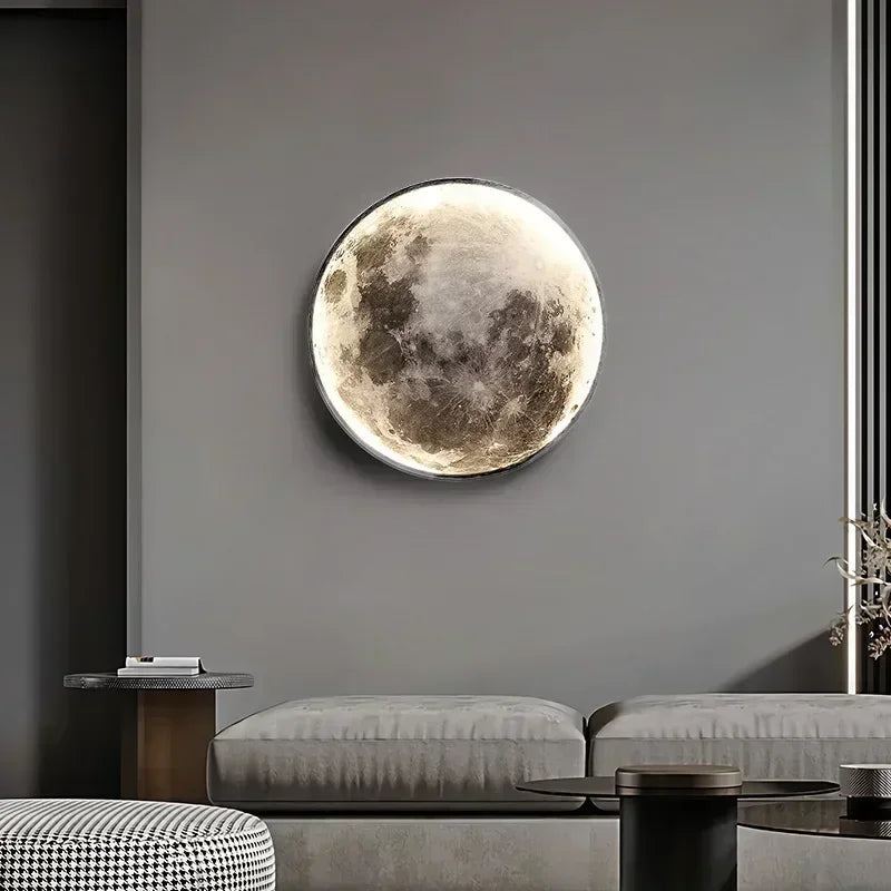 Dekorativ LED-lampe i måneform