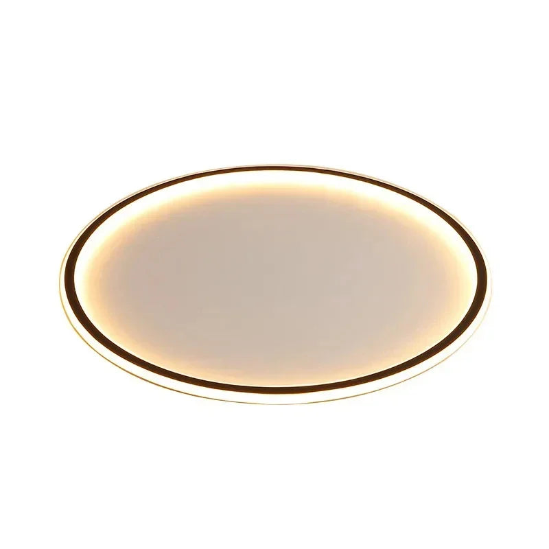 Moderne LED-loftlampe i cirkelform
