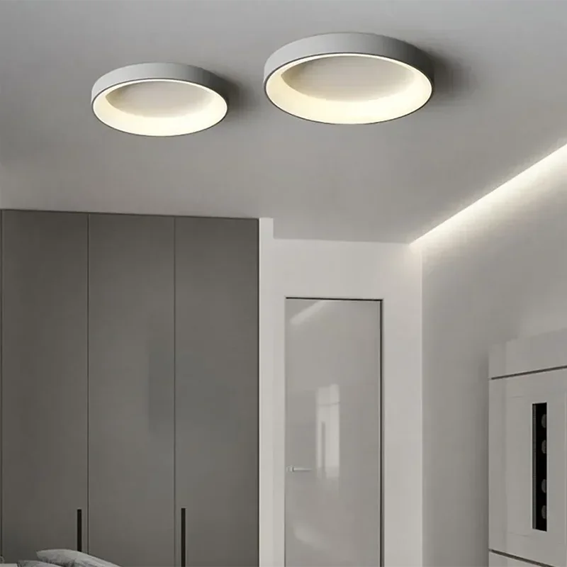 Moderne rund LED-loftlampe
