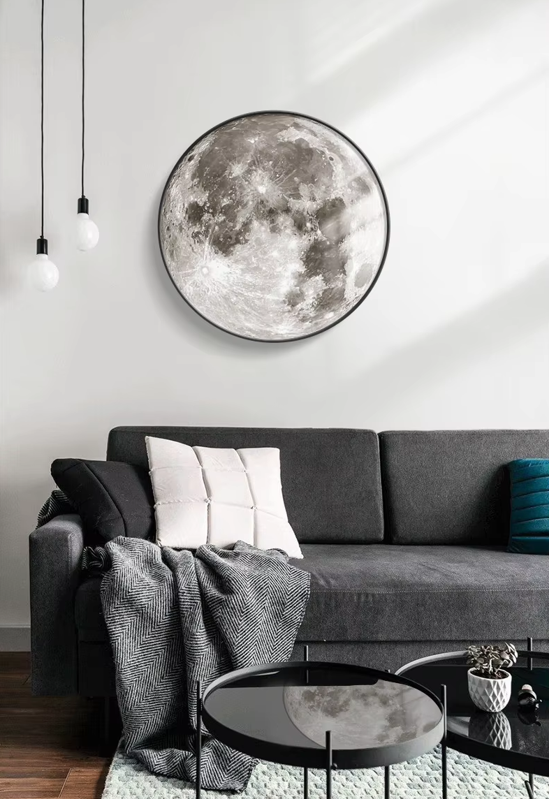 Dekorativ LED-lampe i måneform