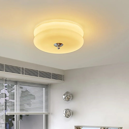 Moderne Loftlampe – Rund LED-lampe til Soveværelse, Stue og Gang