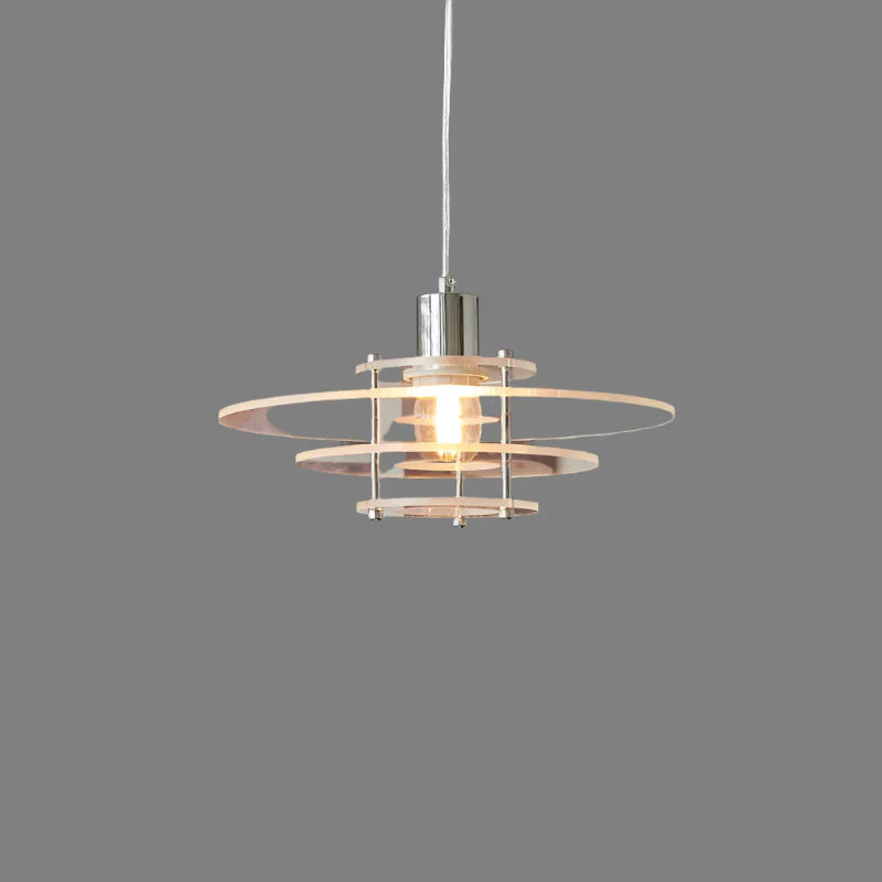 Moderne akryl pendellampe med geometrisk design