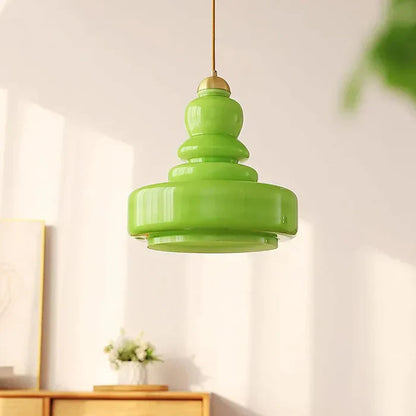 Pendellampe i Mælkeglas – Bauhaus Design