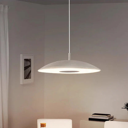 Slank LED pendellampe – Moderne loftlampe i tallerkenform