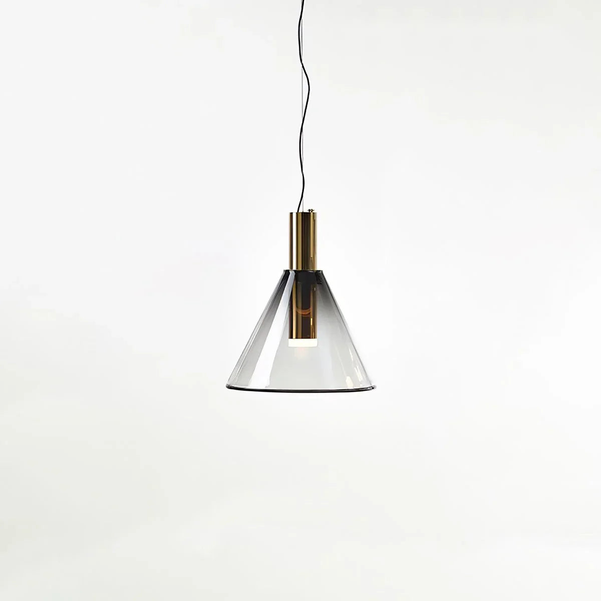 Designer LED-pendellampe med glasskærme