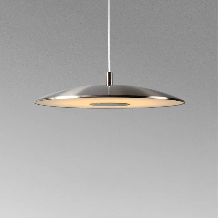 Slank LED pendellampe – Moderne loftlampe i tallerkenform