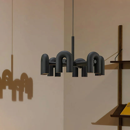 Skulpturel pendellampe med moderne design