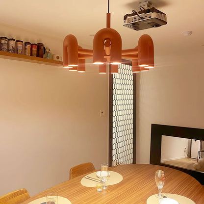 Skulpturel pendellampe med moderne design
