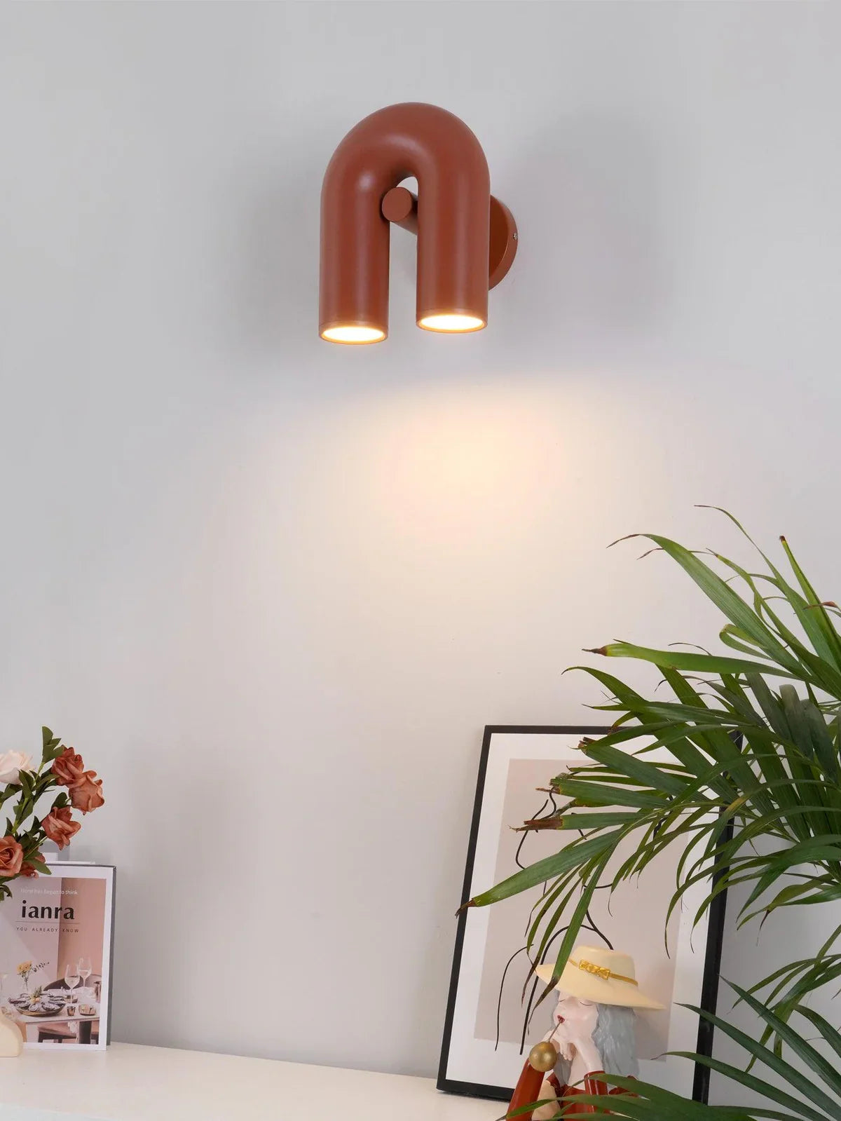 Moderne LED Væglampe med Bueform