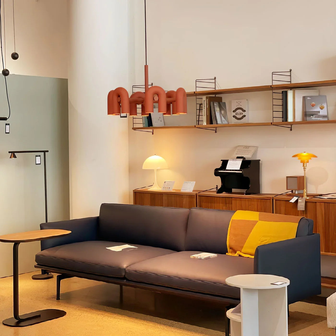 Skulpturel pendellampe med moderne design