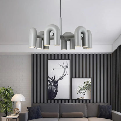 Skulpturel pendellampe med moderne design