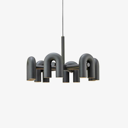 Skulpturel pendellampe med moderne design