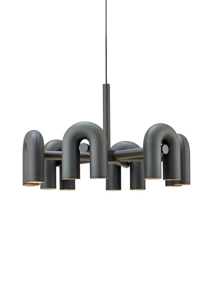 Skulpturel pendellampe med moderne design