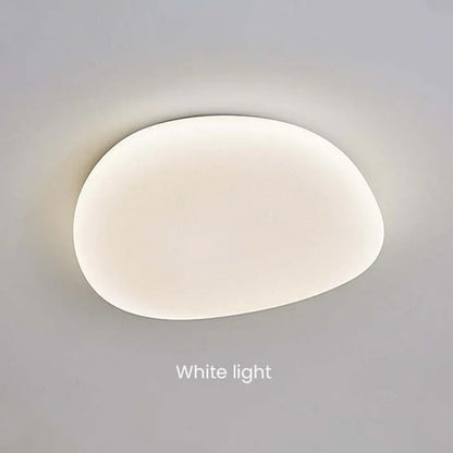 Organisk LED-loftlampe i naturlig stenform