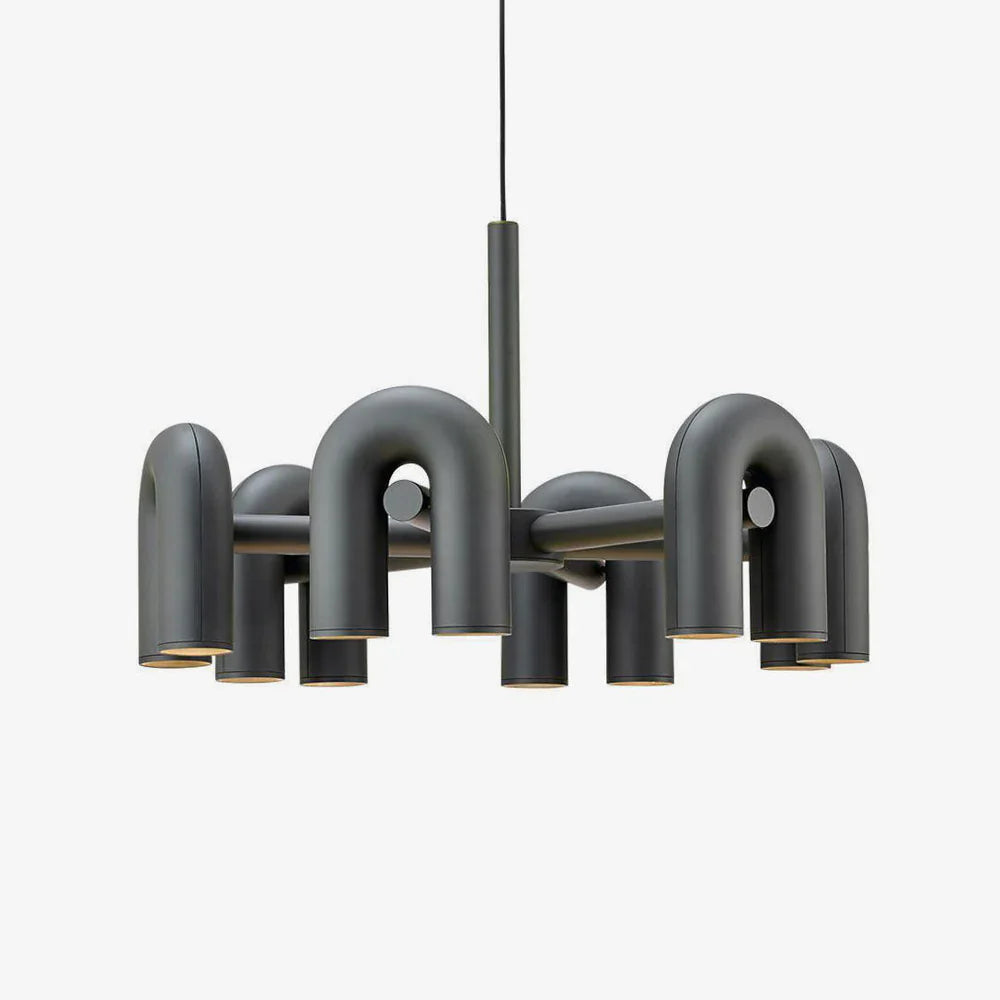 Skulpturel pendellampe med moderne design