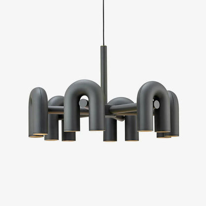Skulpturel pendellampe med moderne design