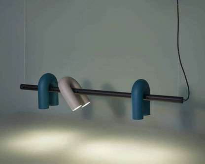 Skulpturel pendellampe med moderne design