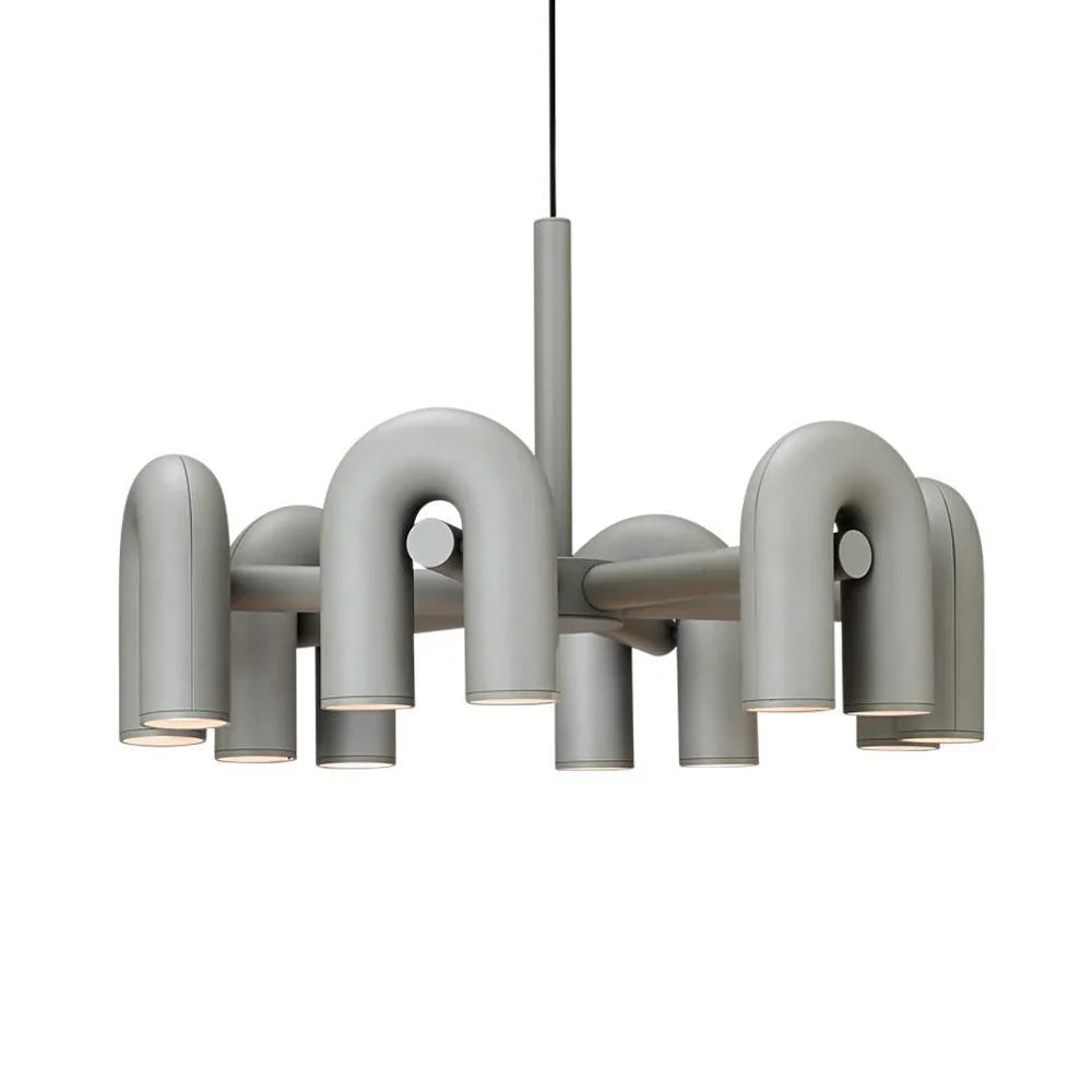 Skulpturel pendellampe med moderne design