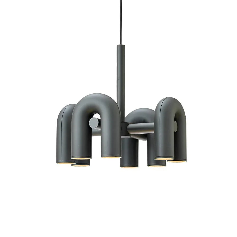 Skulpturel pendellampe med moderne design