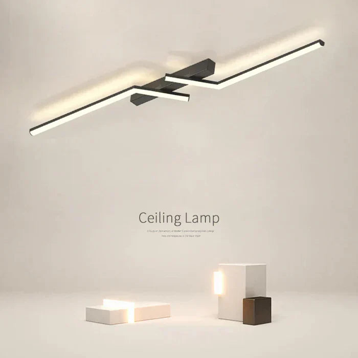 Moderne geometrisk LED-loftlampe