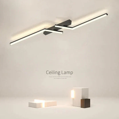 Moderne geometrisk LED-loftlampe