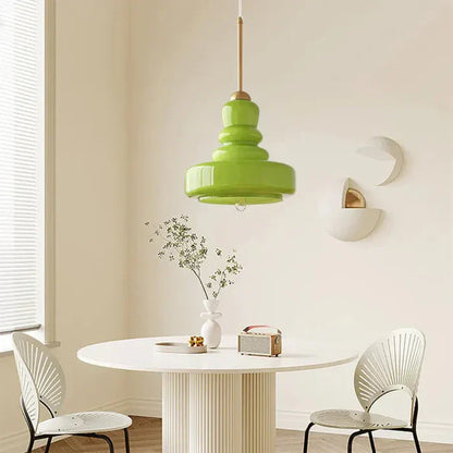 Pendellampe i Mælkeglas – Bauhaus Design