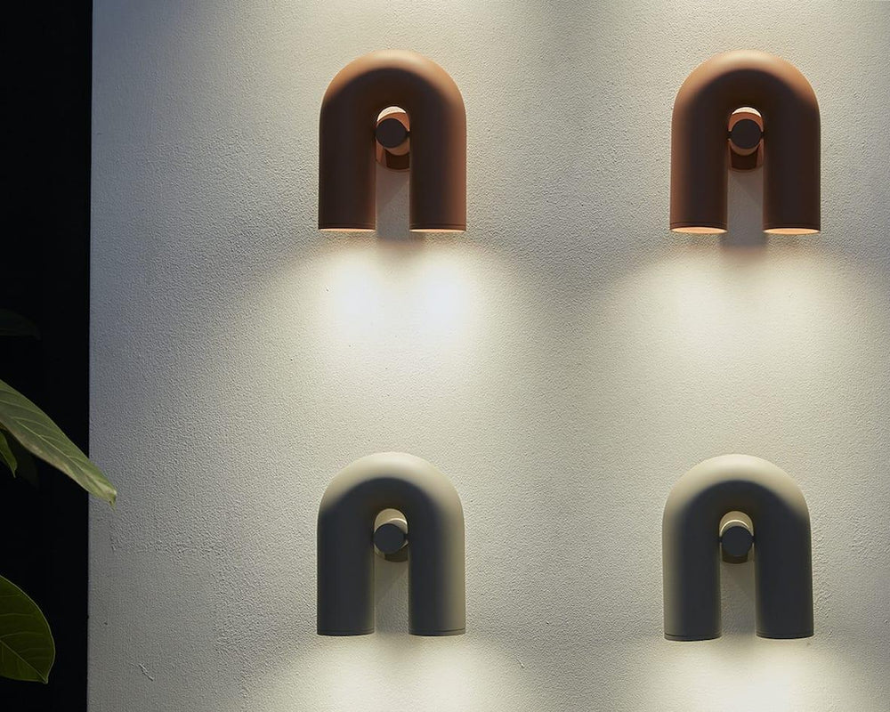 Moderne LED Væglampe med Bueform