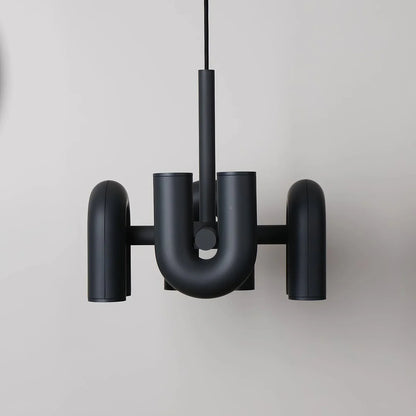 Skulpturel pendellampe med moderne design