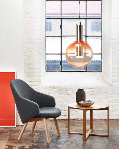 Designer LED-pendellampe med glasskærme