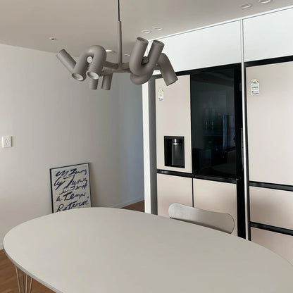 Skulpturel pendellampe med moderne design