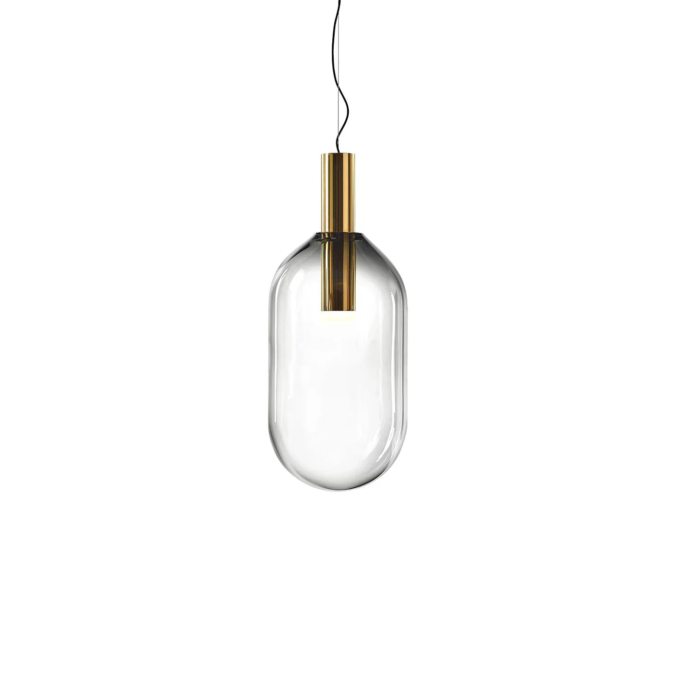 Designer LED-pendellampe med glasskærme