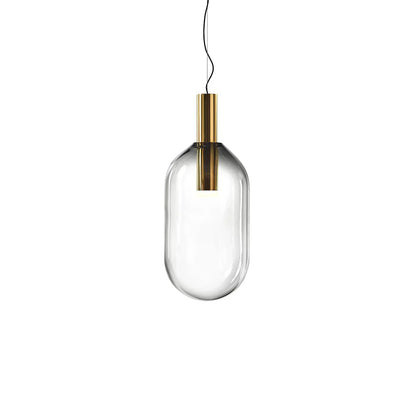 Designer LED-pendellampe med glasskærme