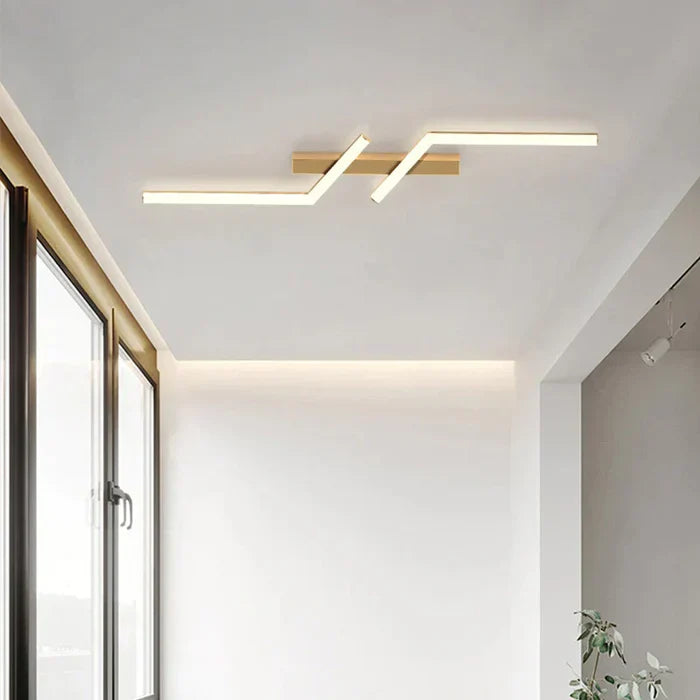 Moderne geometrisk LED-loftlampe
