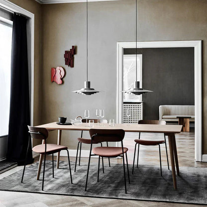Retro pendellampe i aluminium med lagdelt LED-design