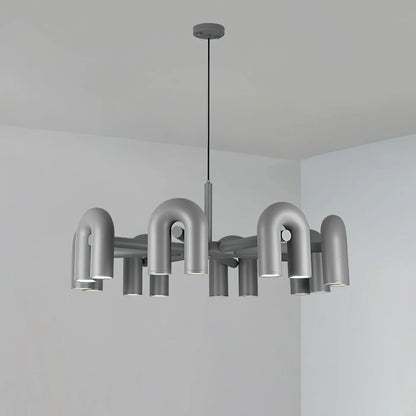 Skulpturel pendellampe med moderne design