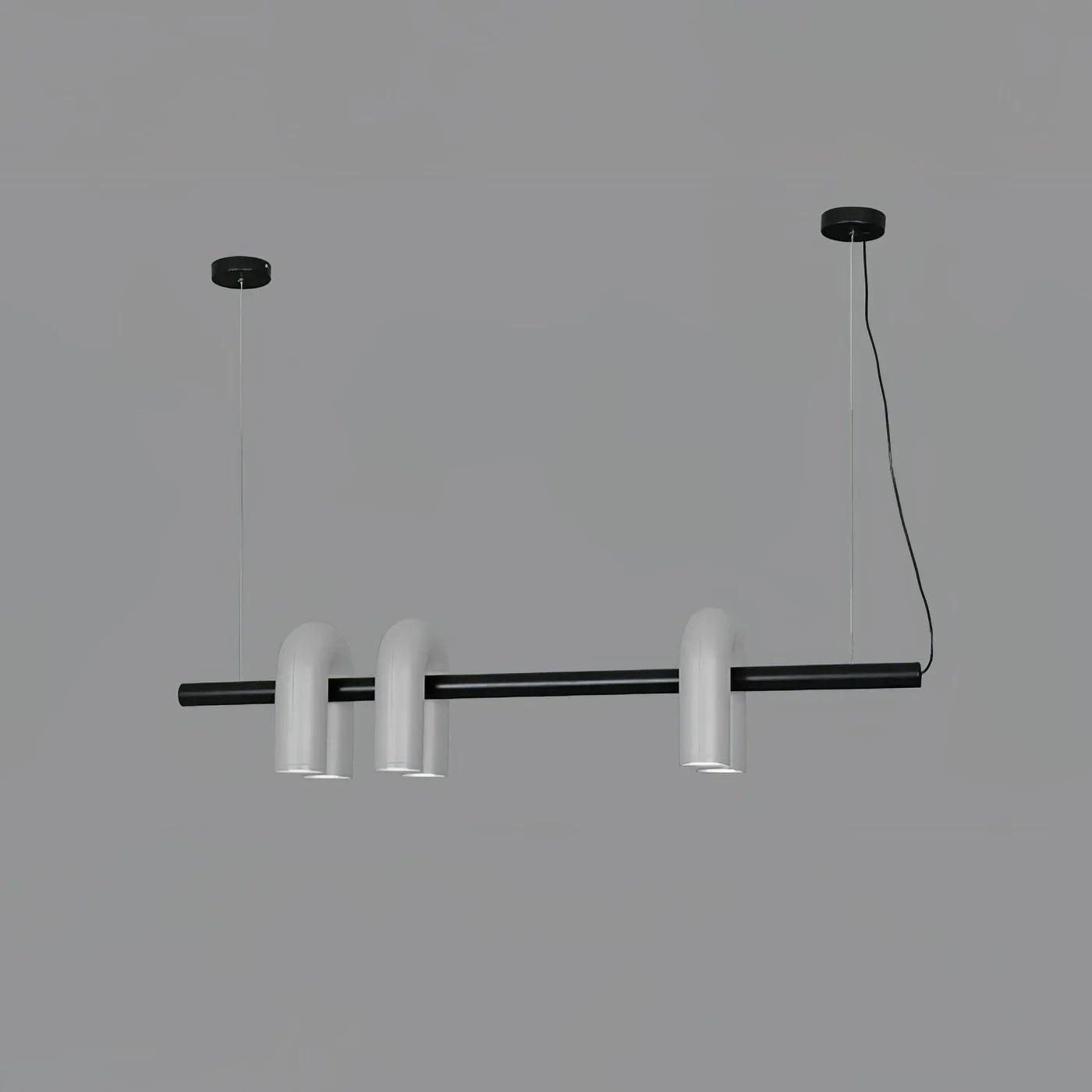 Skulpturel pendellampe med moderne design