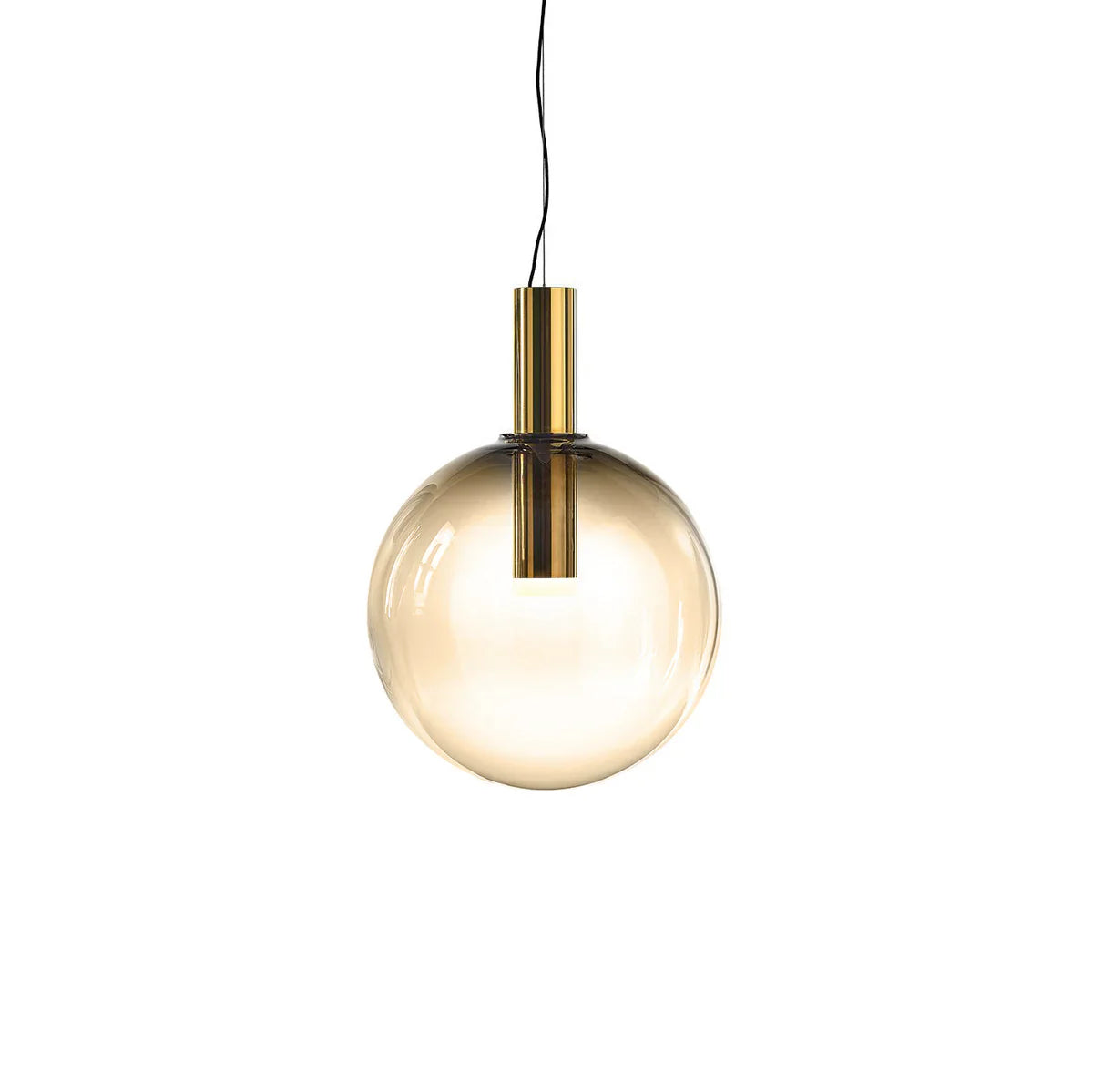 Designer LED-pendellampe med glasskærme