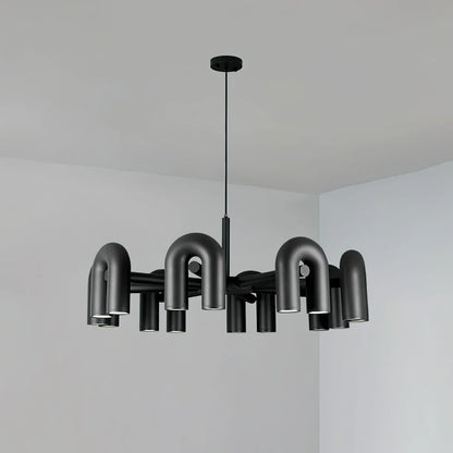 Skulpturel pendellampe med moderne design