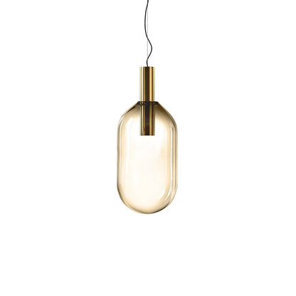 Designer LED-pendellampe med glasskærme