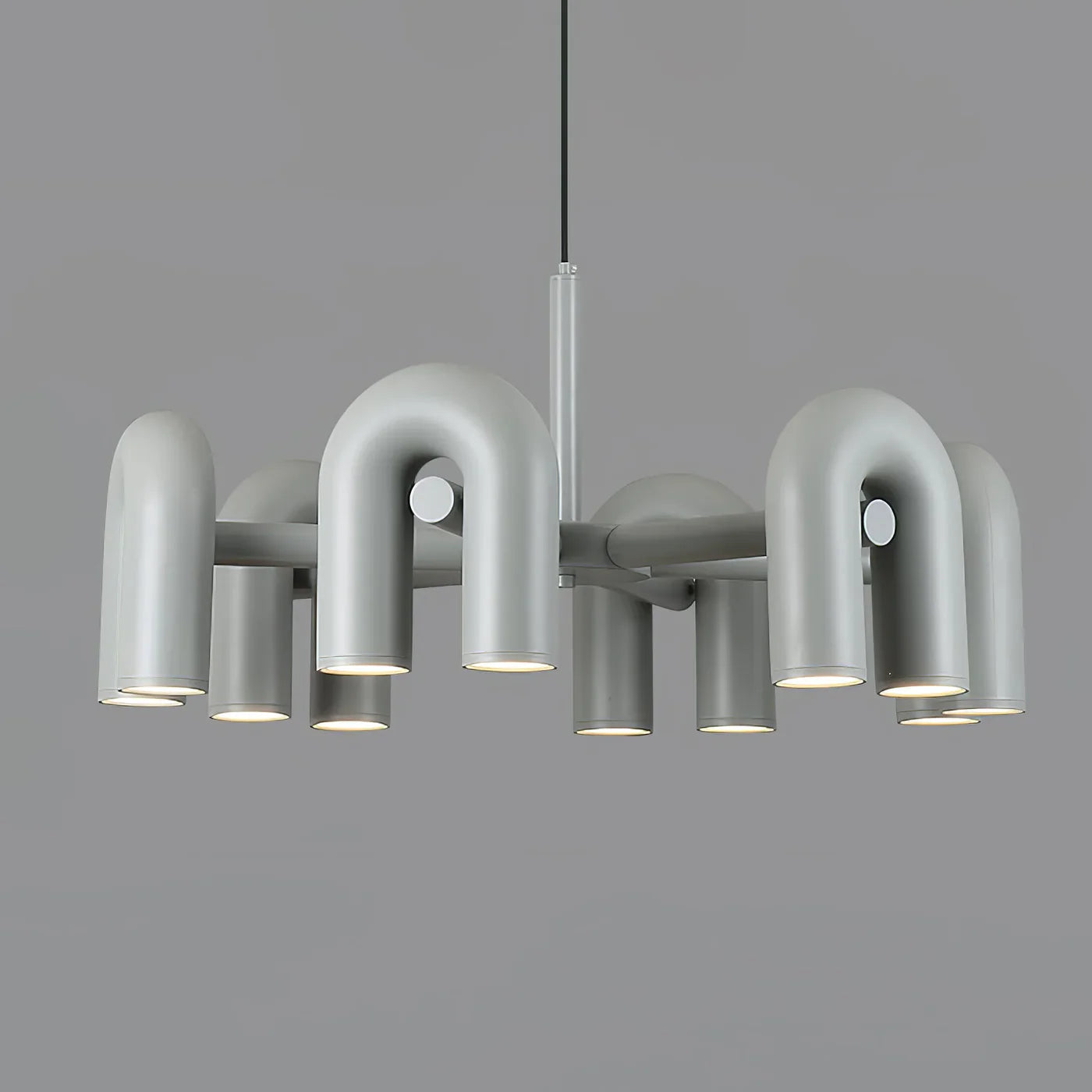 Skulpturel pendellampe med moderne design