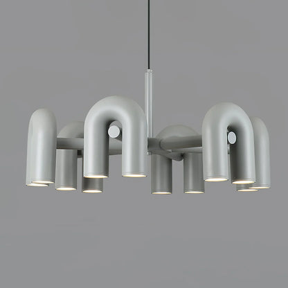 Skulpturel pendellampe med moderne design