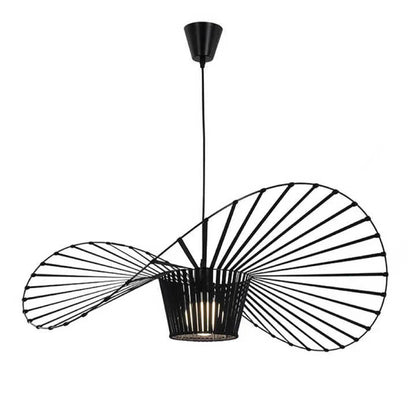 Moderne pendellampe med skulpturel spiralform