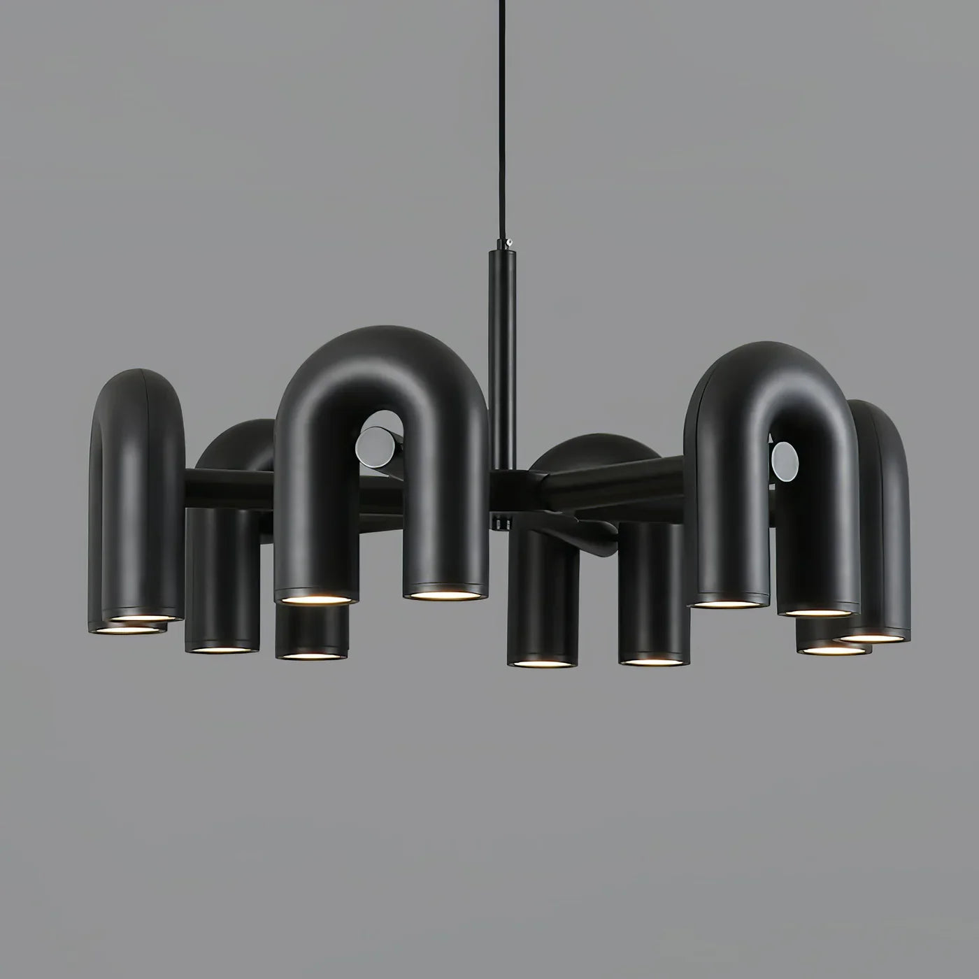 Skulpturel pendellampe med moderne design