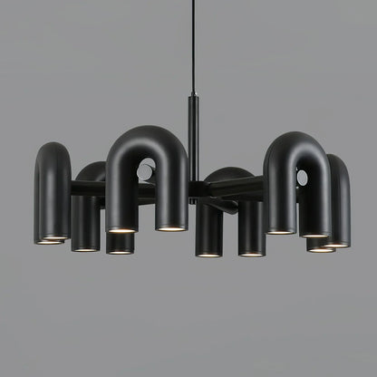 Skulpturel pendellampe med moderne design