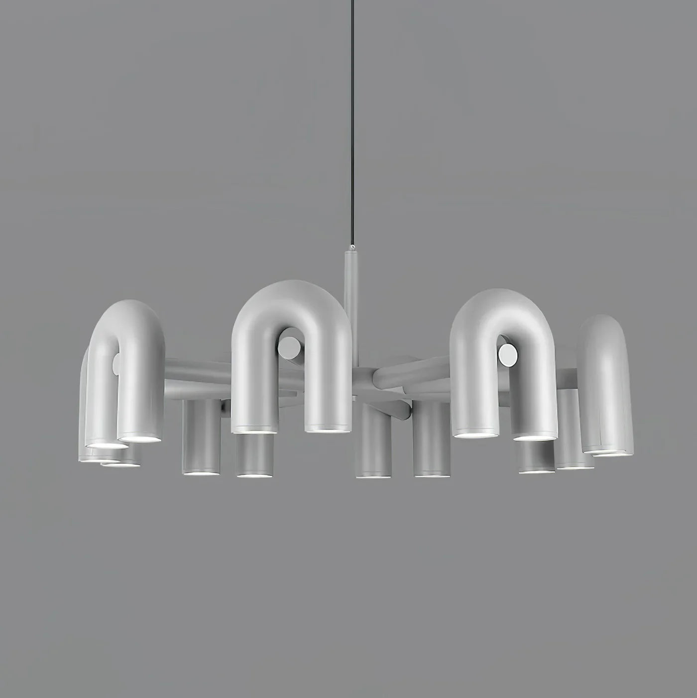 Skulpturel pendellampe med moderne design